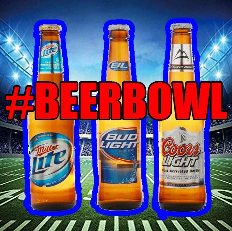 Bud Light vs. Miller Lite vs. Coors Light compete in #BeerBowl 2019
